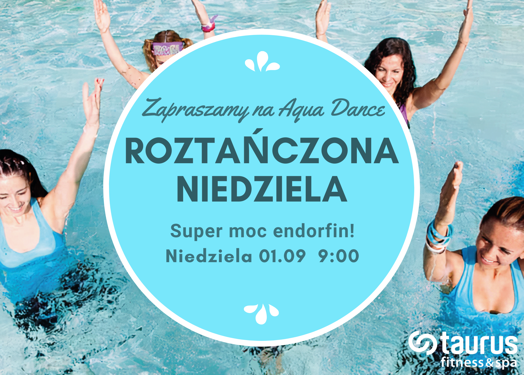 Zapraszamy na Aqua Dance z Michaliną w niedzielę o 9:00!