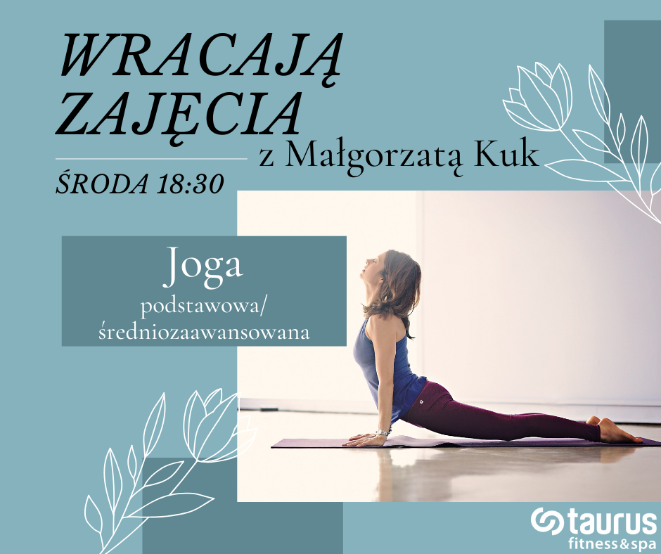 Wracają zajęcia Jogi z Małgorzatą Kuk